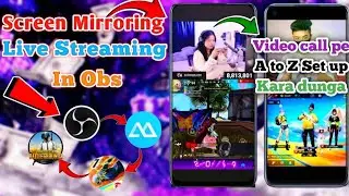 Paid on video Call Set up🤙Shorts Gaming Live Stream By Screen Mirroring From Phone || Full Set Up 🤩