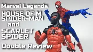 Marvel Legends SPIDER-MAN (House of M) & SCARLET SPIDER review