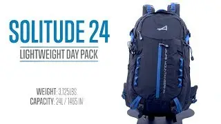 Day Packs: ALPS Mountaineering Solitude 24 (Black/Blue)