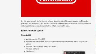 Nintendo 3ds firmware update 116 0 out now