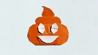 Origami Poop Emoji Tutorial (Carlson Choo) - How to - Easy