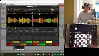 NEW DOJO Mentor Alex Vazquez Chopping a Soul Sample with Push 2 and Serato Sample Using Ableton 2