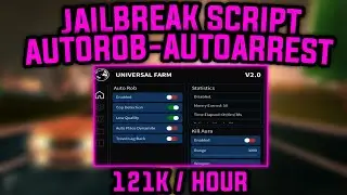 Jailbreak Script Auto Rob - Auto Arrest OP Hub No Key [PASTEBIN] | Fluxus, Delta, Arceus X