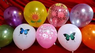 FUN BUTTERFLY BIRTHDAY BALLOONS POP PART 1!!!
