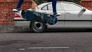 Skateboarding test Animation Blender