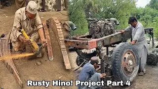 Re Manufacturing Process of Rusty Leaf Springs Of Rusty Hino Truck || Rare Find ! Rusty Hino Project