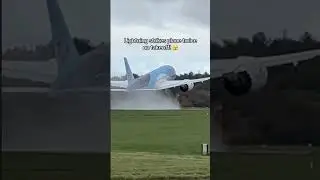 Lightning strikes plane twice on takeoff! #planecrash