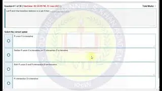 MTH202 GRAND QUIZ (2021) ||S KHAN ACADEMY||