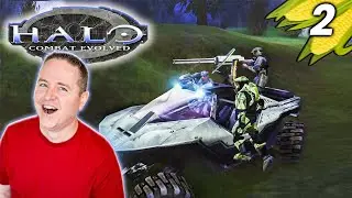 I'm a DANGEROUS Driver! (no... seriously...lol) | Lets Play Halo 1 - Combat Evolved [Part 2]