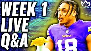 LIVE Week 1 Start/Sit Fantasy Football Advice Q&A | Fantasy Football 2024
