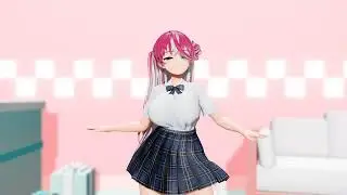 [ホロライブMMD]　宝鐘マリン　Body Shaming