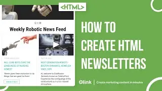 HTML Email Newsletter Creator for any Email Service