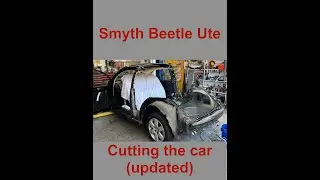 Cutting the car (Smyth Beetle Ute)