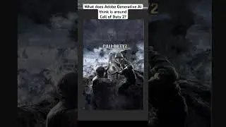 Photoshop Ai completes: Call of Duty 2 Cover Art [Generative Fill]