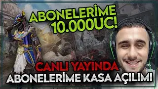 DÜNYA REKORU!! ABONELERİMİN HESABINI CANLI YAYINDA FULLEDİM! PUBG Mobile Sandık Açma