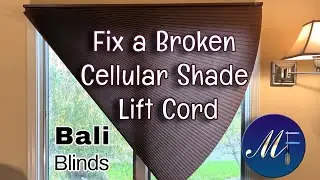 How to Fix a Broken Cellular Shade Lift Cord  |  Bali Blinds