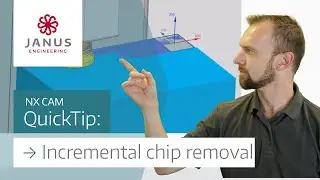 NX CAM Tutorial | Inkremental chip removal