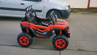 Jeep electric pentru copii cu 4 motoare, 2 locuri, Model All Terrain WN1199