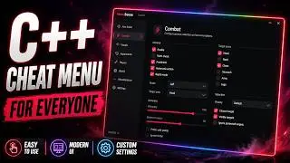 How to Make a C++ Cheat Menu UI with Direct2D Full Source Code
