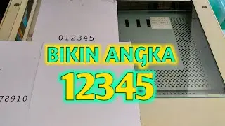 how to make numbers on a copy machine