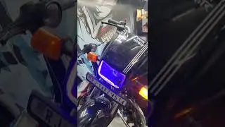 Splendor New DRL HEADLIGHT #splendor #headlight #modified #hero #bike #shorts #reels #ytshort #trend