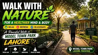 Walk with Nature for a Healthier Mind & Body | A Peaceful Walk in Model Town Park Lahore