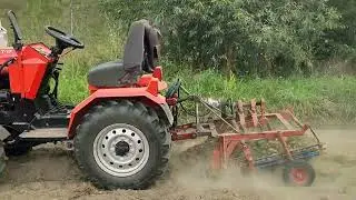 Копка картошки, боронование