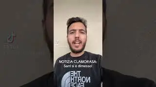 M. Sarri si è appena dimesso! #seriea #lazio #bomba #sarri