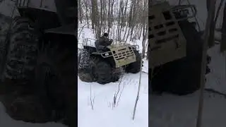 Вездеход - Каракат Тайга 4x4 | Снежная канава