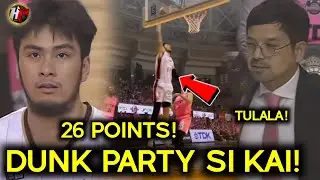 UNSTOPPABLE SI KAI SOTTO! DUNK AT BLOCK PARTY ANG GINAWA! 26 POINTS CAREER HIGH! Alphas vs Akita