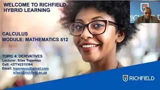 Lecture 4 part 1: Differentiation