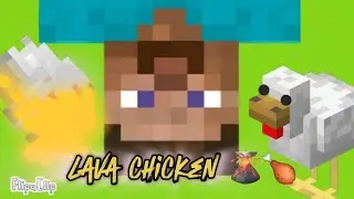Lava chicken 🌋🍗 song animated