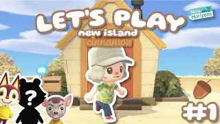 Who is our FIRST Mystery Island VILLAGER?! 😱 | Cinnamon Island Let's Play #1