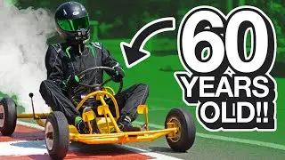 Trying To Drive A 1959 Go Kart...