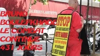 Bruno Boulefkhad - "On laisse pas un mec crever 430 jours devant une banque" MEDIASions