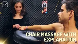 [ASMR MASSAGE & CRACKING] Our Model's Response to Massage Was Wonderful