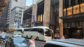 Дорога из аэропорта Сидней в центр города к отелю Свиссотель. Новогодние каникулы в Австралии 2023.