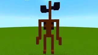 Minecraft: How To Make A Siren Head Statue