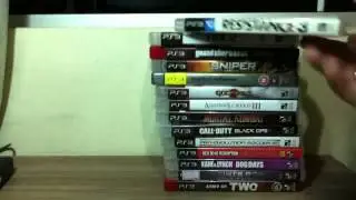 Minha coleção de jogos de ps3