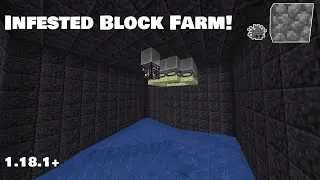 Simple Infested Block Farm for Minecraft 1.18.1+ | Tutorial
