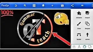 How to make 3d logo in mobile l 3d logo kaise banaye youtube channel k liye