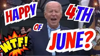 President Biden Gaffes Today from Fourth of July Remarks 