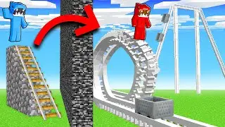 Hice Trampas con MODS en Reto de Construcción en Minecraft!