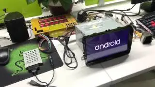 Connected USB 500GB hard disk driver HDD on Joying android car stereo sound system