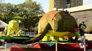 Elaboración Gigantes de Flores 2014 (COSSE)