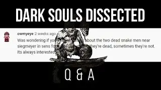 Dark Souls Dissected #6 - Q&A: Dead Snakes in Sen's Fortress