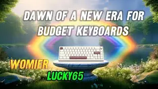 WOMIER LUCKY65 JUST CHANGED EVERYTHING.  BUDGET KEYBOARDS WON'T EVER BE THE SAME #keyboard  #기계식키보드