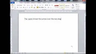 Intro to Word and File Formats