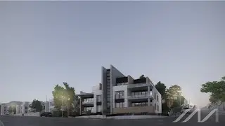 APARTMENT COMPLEX / 3D Archviz Render Animation (Sketchup / 3DS Max / Unigine 2.15)