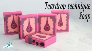 💧💧Soap Challenge Club: Teardrop Technique For Cold Process Soap Making💧💧